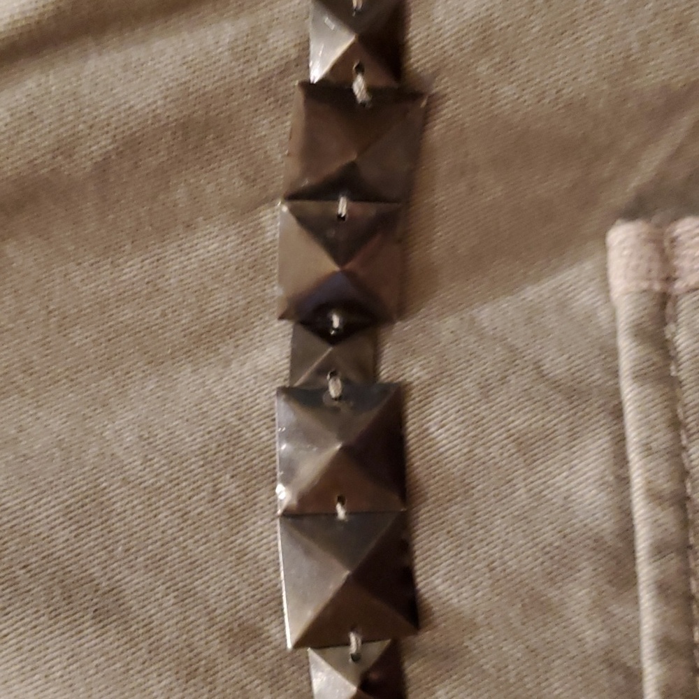 Khaki Button-Down Jacket With Pockets - image 3